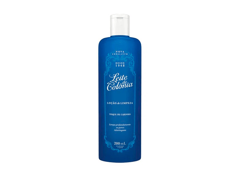 Loção de Limpeza Leite de Colônia Toque de Carinho 200ml