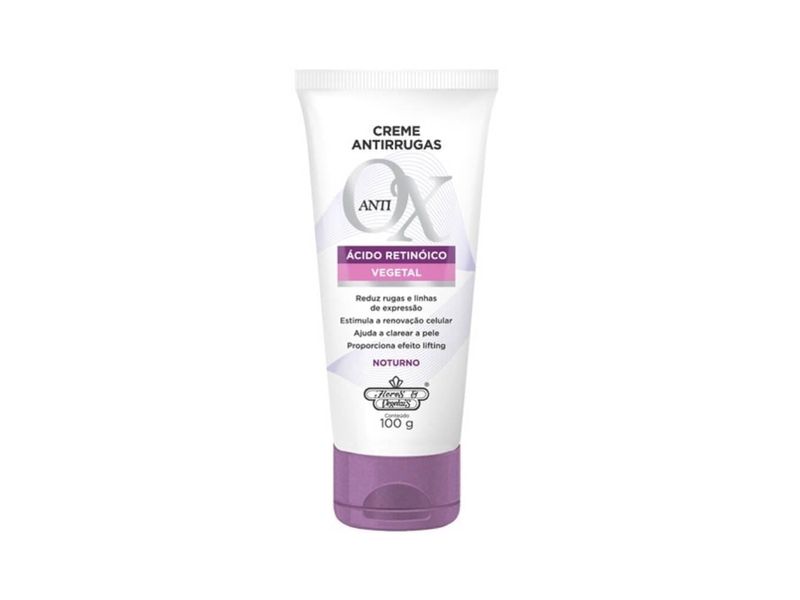 Creme Antirrugas Flores e Vegetais Ácido Retinóico Noturno 100g