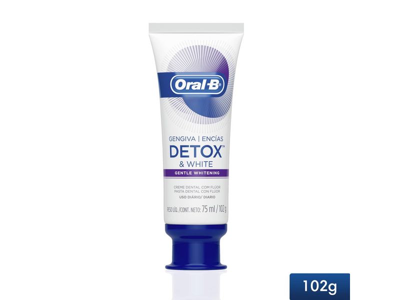 Creme-Dental-Oral-B-Gengiva-Detox-Gentle-Whitening-102g