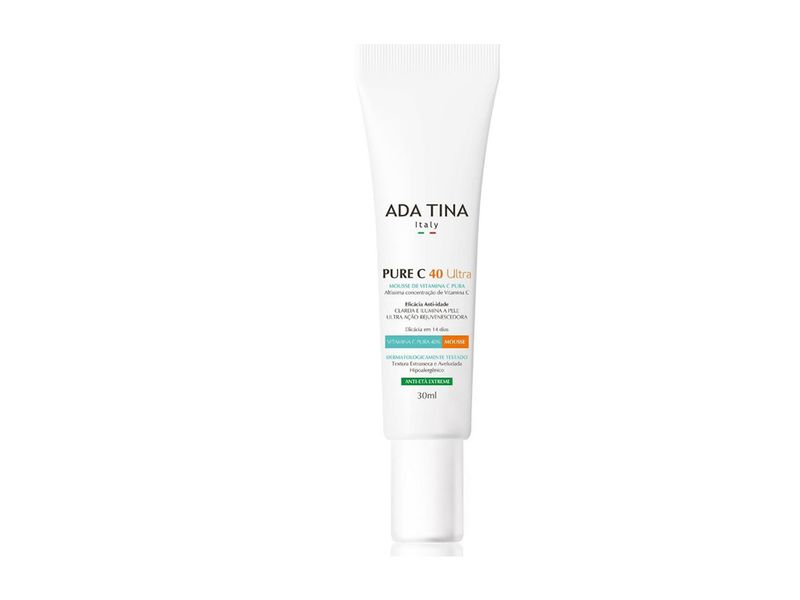 Anti-Idade-Facial-Ada-Tina-Pure-C-40-Ultra-30ml