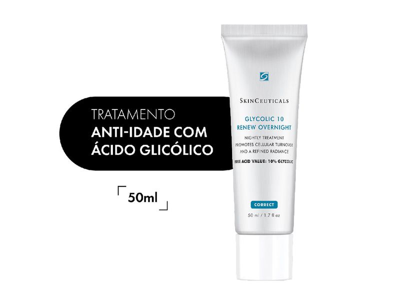 Creme-Anti-idade-Skinceuticals-Glycolic-10-Renew-Overnight-50ml