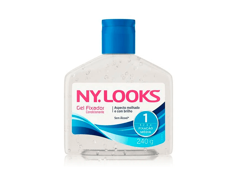 Gel Fixador Ny Looks Fixação Média 240g