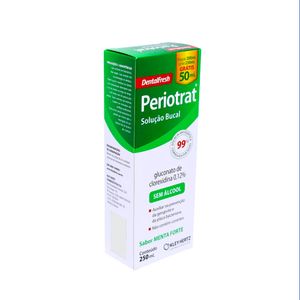 Solução Bucal Periotrat Sem Álcool Menta Forte 250ml