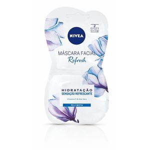 Máscara Facial Refresh Nivea Sachê 15ml 2 Unidades 7,5g cada