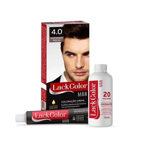 Coloração Creme Lack Color Man 4.0 Castanho Médio