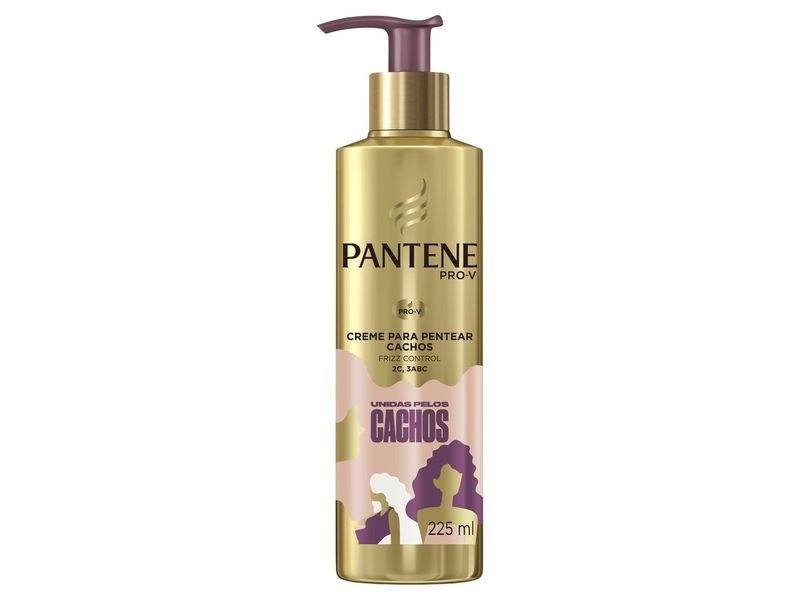 Creme Para Pentear Cachos Pantene Unidas pelos Cachos 225ml
