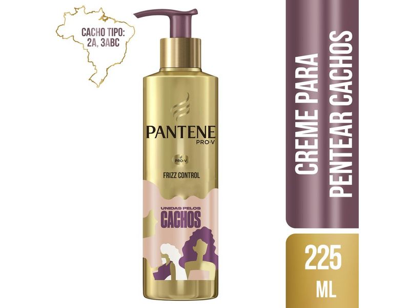 Creme-Para-Pentear-Cachos-Pantene-Unidas-pelos-Cachos-225ml