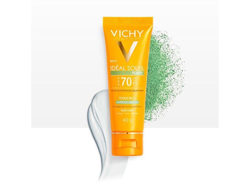 Protetor-Solar-Facial-Vichy-Ideal-Soleil-Purify-FPS70-40g