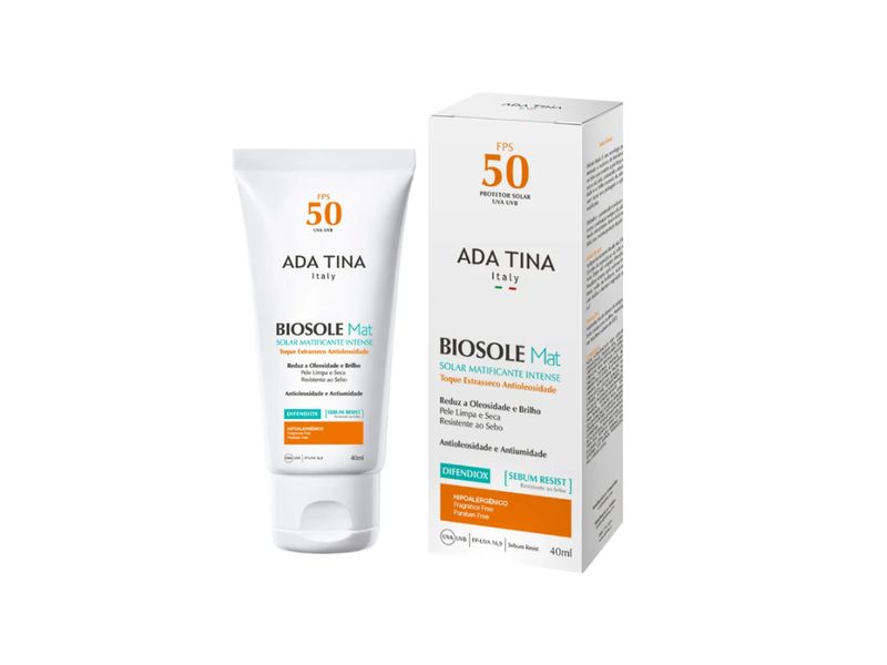 Protetor-Solar-Facial-Ada-Tina--Bisole-Mat-FPS50--40ml