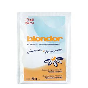 Descolorante em Pó Blondor Clareador Sachê Individual 20g