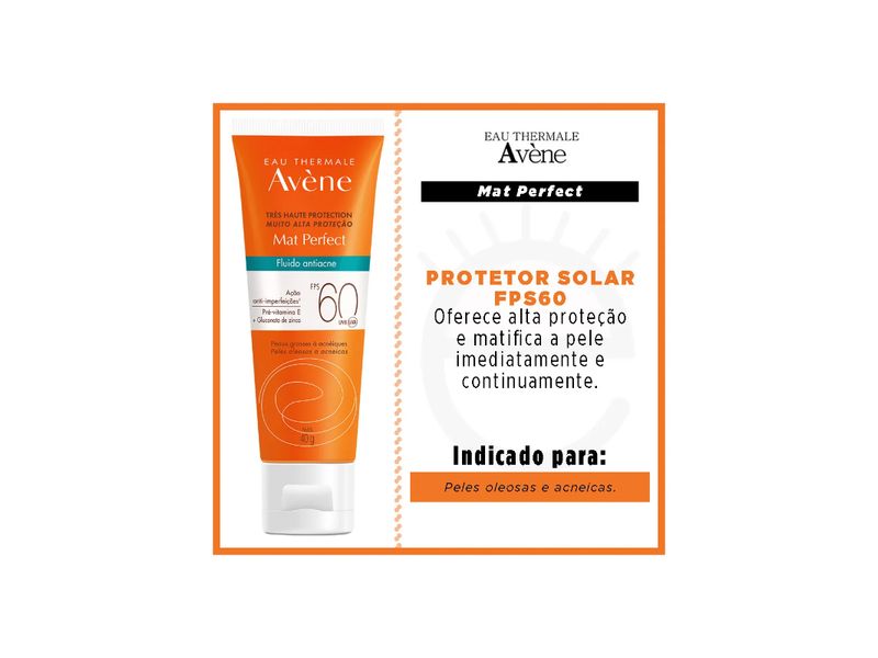 Protetor-Solar-Face-Avene-Mat-Perfect-FPS60-40g