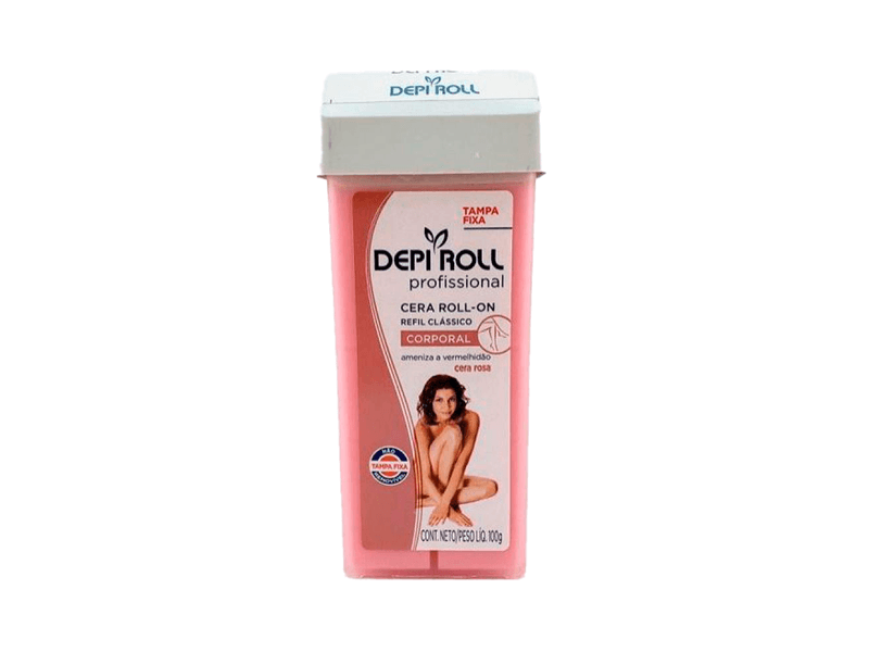 Cera-Depilatoria-Refil-Depi-Roll-Rosa-100g