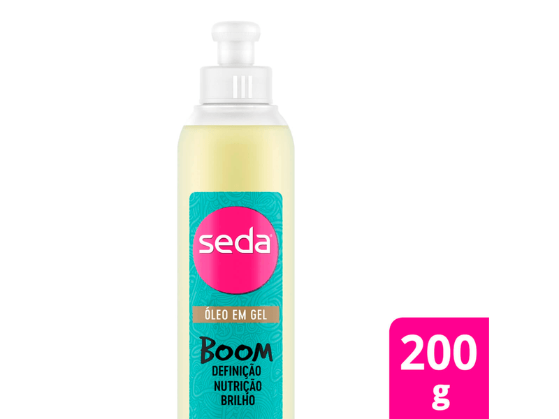 Tratamento Condicionante Seda Boom Óleo em Gel 200ml
