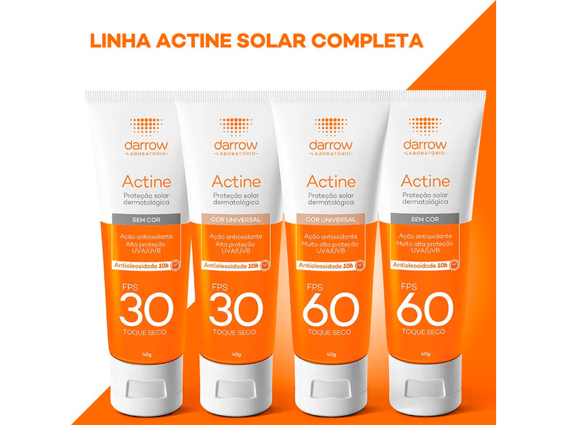 Protetor-Solar-Facial-Darrow-Actine-Cor-Universal-FPS60-40g