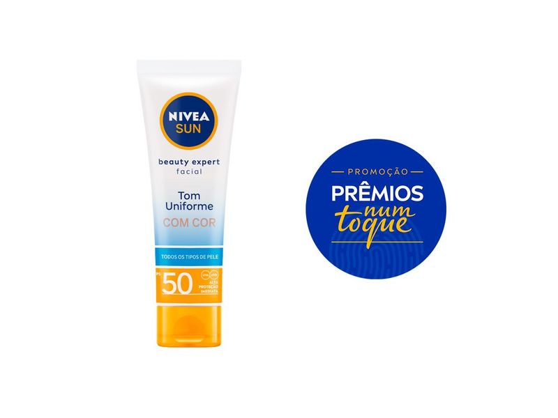 Protetor-Solar-Facial-Nivea-Sun-Beauty-Expert-Com-Cor-FPS50-50g