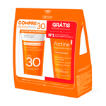 Kit-Protetor-Solar-Facial-Actine-FPS30-Toque-Seco-40g---Sabonete-Liquido-Antiacne-60ml