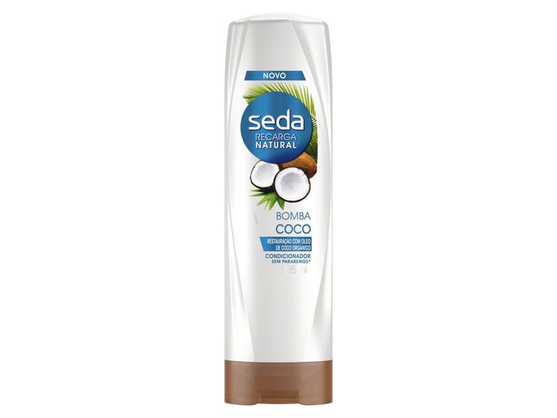Condicionador-Seda-Recarga-Natural-Bomba-Coco-325ml