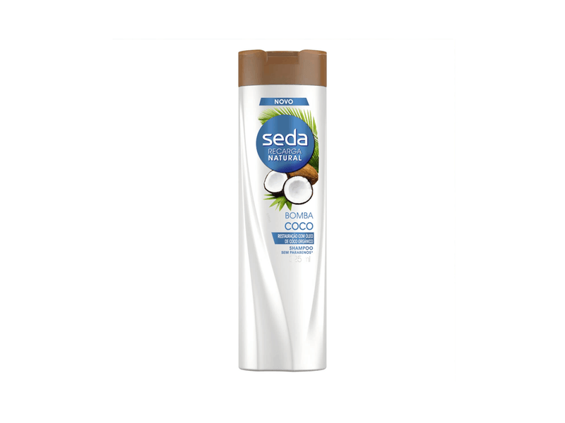 Shampoo Seda Recarga Natural Bomba Coco 325ml