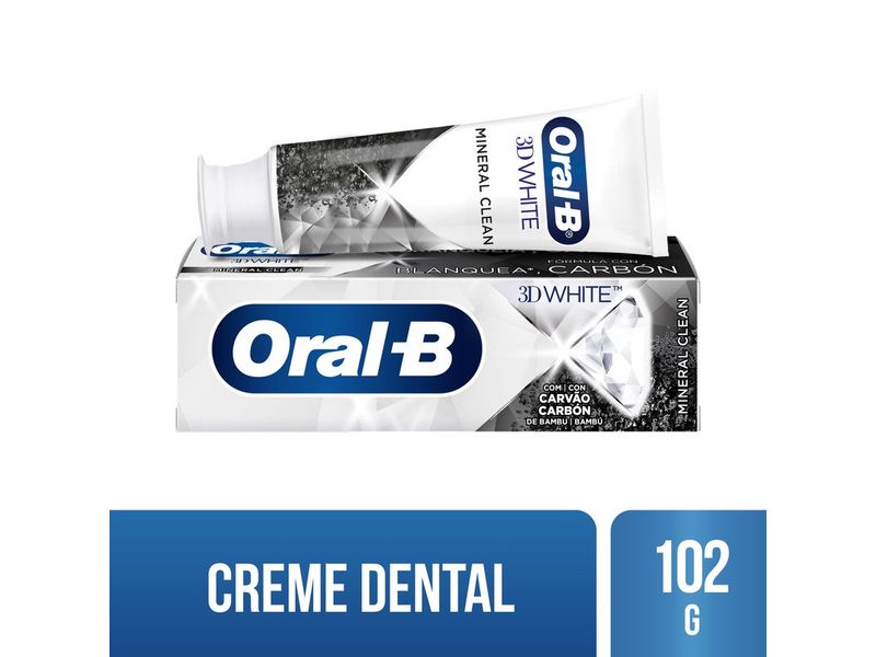 Creme-Dental-Oral-B-3D-White-Mineral-Clean-Fresh-Mint-102g