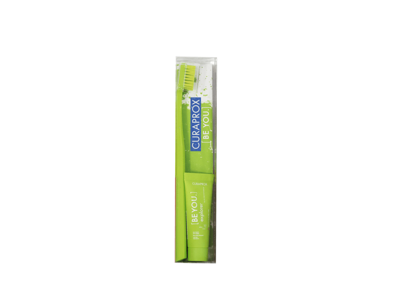 Kit-Curaprox-Escova-Dental-5460-Ultra-Soft---Creme-Dental-Be-You-15ml