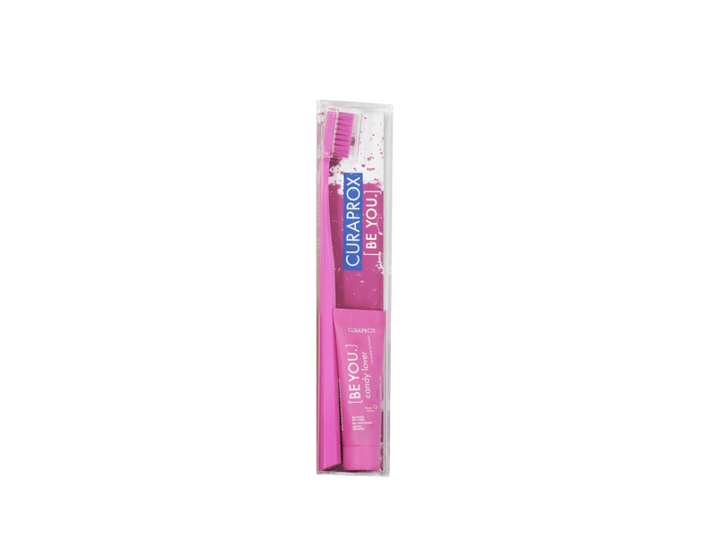 Kit-Curaprox-Escova-Dental-5460-Ultra-Soft---Creme-Dental-Be-You-15ml