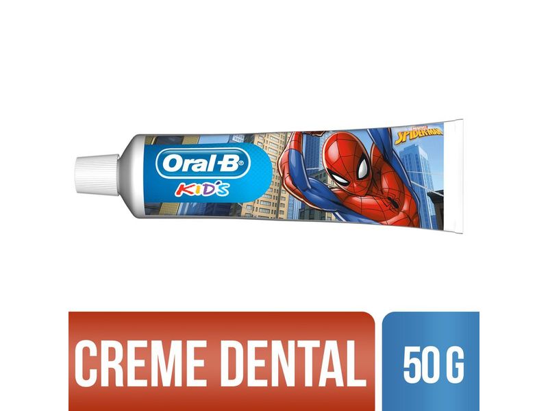Creme-Dental-Oral-B-Kids-Spiderman-50g