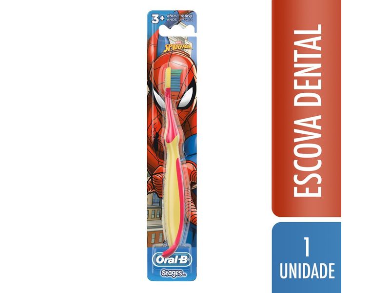 Escova-Dental-Oral-B-Stages-Spider-Man-1-Unidade