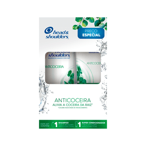Kit Shampoo Head & Shoulders Anticoceira 200ml + Super Condicionador 170ml