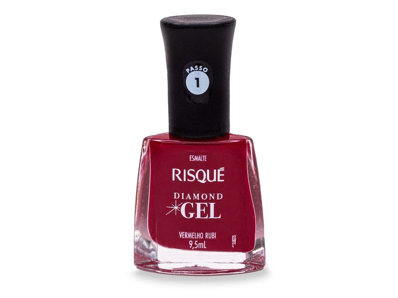 Esmalte-Risque-Diamond-Gel-Vermelho-Rubi-Cremoso-95ml