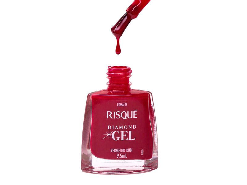 Esmalte-Risque-Diamond-Gel-Vermelho-Rubi-Cremoso-95ml