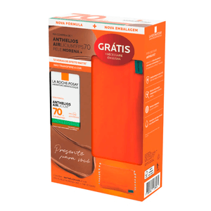 Protetor Solar Anthelios Airlicium Antioleosidade FPS70 Pele Morena 40g + Necessaire