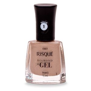 Esmalte Risqué Diamond Gel Tiramisu Cremoso 9,5ml