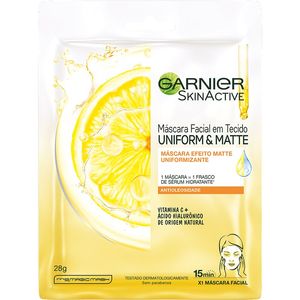 Máscara Facial Garnier SkinActive Uniform & Matte 28g