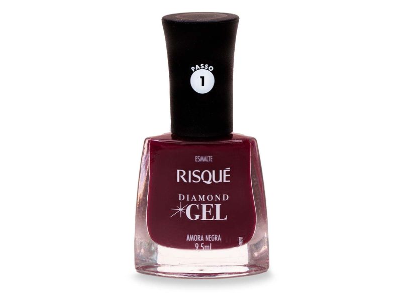 Esmalte-Risque-Diamond-Gel-Amora-Negra-Cremoso-95ml