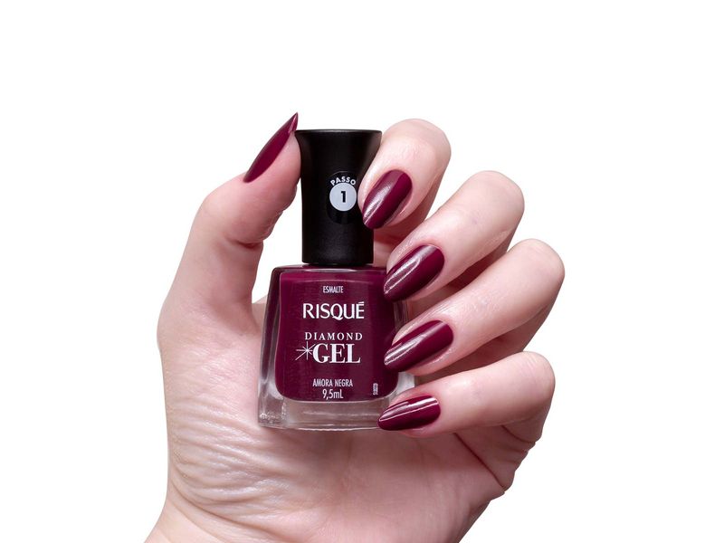 Esmalte-Risque-Diamond-Gel-Amora-Negra-Cremoso-95ml