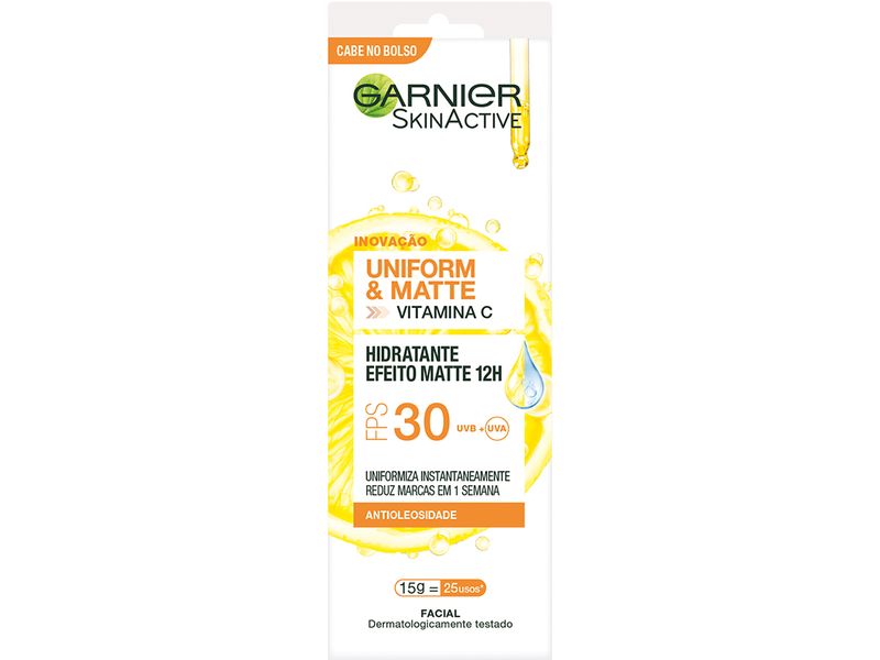 Hidratante-Facial-Garnier-SkinActive-Uniform---Matte-FPS30-15g