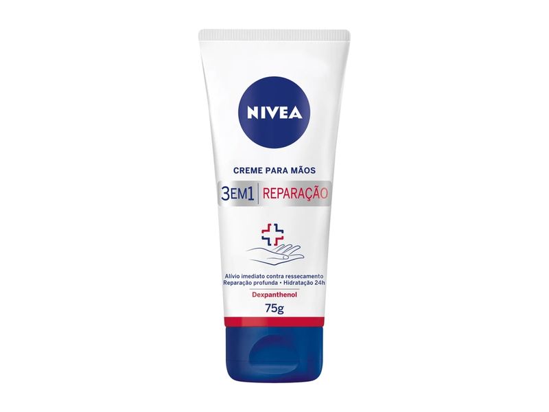 Creme-Para-Maos-Nivea-3-em-1-Reparacao-Dexpanthenol-75g