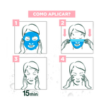 Máscara Facial Garnier SkinActive Calmante Camomila Hidra Bomb 28g
