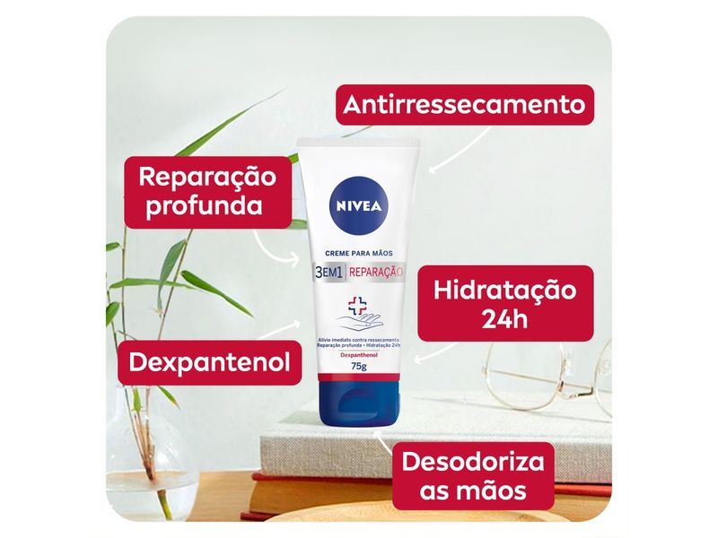 Creme-Para-Maos-Nivea-3-em-1-Reparacao-Dexpanthenol-75g
