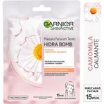 Máscara Facial Garnier SkinActive Calmante Camomila Hidra Bomb 28g