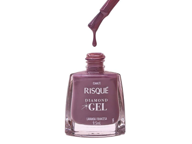 Esmalte-Risque-Diamond-Gel-Lavanda-Francesa-Cremoso-95ml