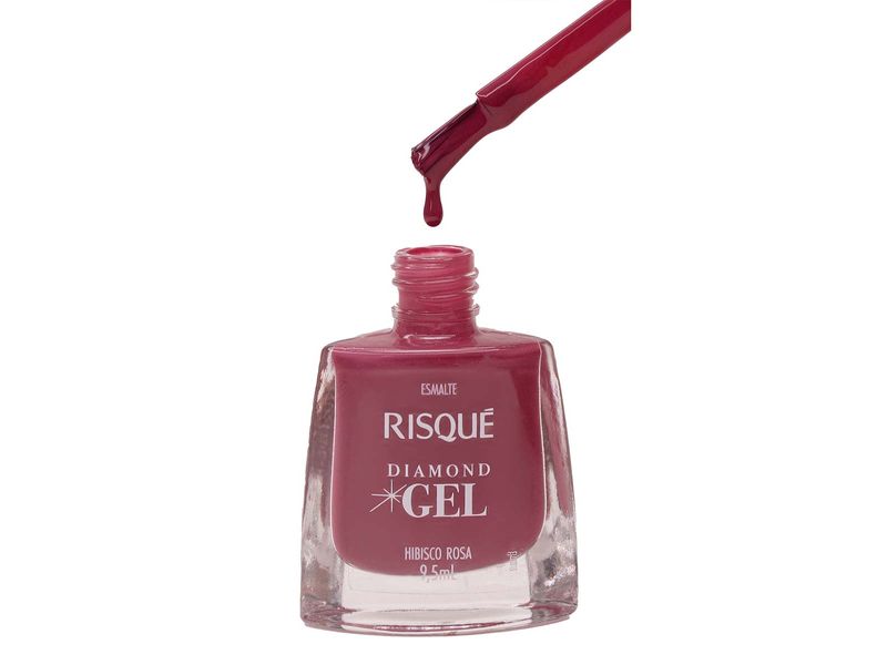 Esmalte-Risque-Diamond-Gel-Hibisco-Rosa-Cremoso-95ml