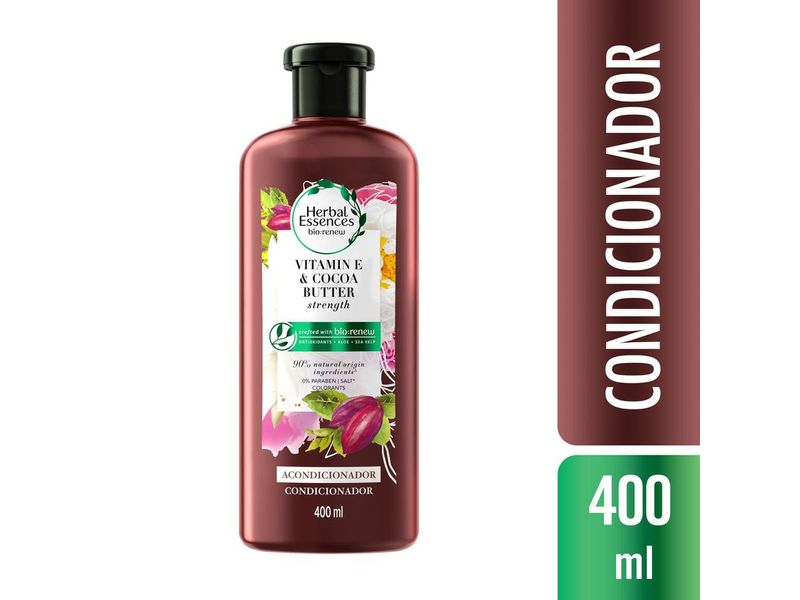Condicionador Herbal Essences Bio Renew Vitamina E e Manteiga de Cacau 400ml