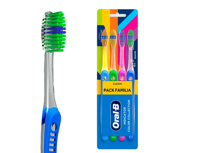 Kit-Escova-Dental-Oral-B-Indicator-Color-Collection-Tamanho-30-4-Unidades