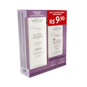 Kit Nutrel Suavizante Balm 50g + Sabonete Barra Nutrel 100g