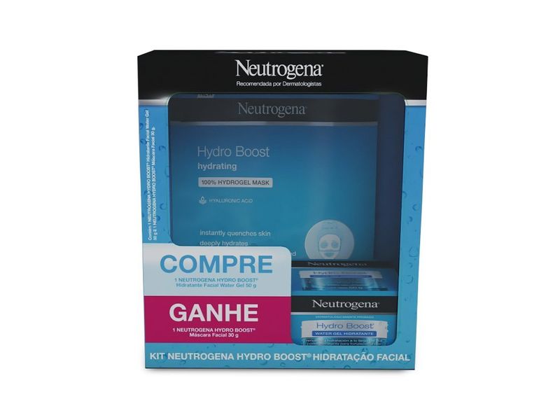 Kit-Neutrogena-Hydro-Boost-Hidratacao-Facial---Hidratante-Facial-Water-Gel-50g---Mascara-Facial-30g