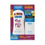 Protetor-Solar-Sundown-FPS70-Praia-e-Piscina-200ml---Protetor-Solar-Facial-Neutrogena-FPS60-Sun-Fresh-50ml