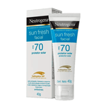 Protetor Solar Facial Neutrogena Sun Fresh FPS70 40g
