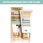 Protetor-Solar-Facial-L-Oreal-Paris-Antioleosidade-UV-Defender-FPS60-Cor-Clara-40g