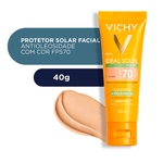 Protetor-Solar-Facial-Vichy-Ideal-Soleil-Purify-FPS70-Cor-Clara-40g